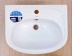 Тумба Милан 55 - белый - для ванной комнаты