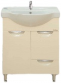 Тумба Милан 70 с 1 ящиком, корзиной для белья - для ванной комнаты