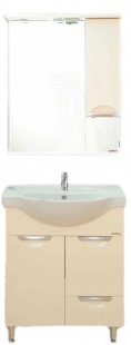 Комплект Милан 70 с1-м ящиком и раковиной для ванной