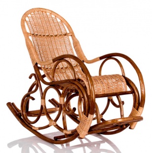 Плетеное кресло-качалка Ведуга