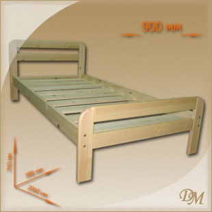 Кровать из сосны Ева - 900