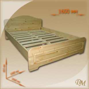 Кровать из сосны Услада - 1600