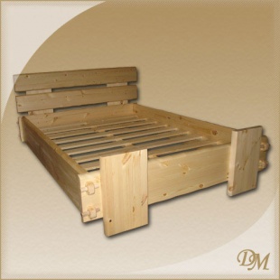 Кровать из сосны Скандинавия - 1400